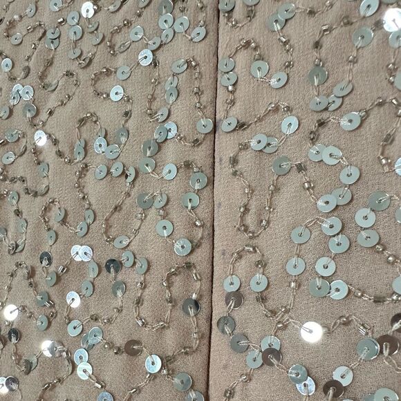 Mac Duggal | 10740 Sequin Gown With Embellished Hemline and Belt Size 2 NEW - Picture 11 of 12